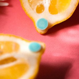 Puces rondes *Vert céladon*